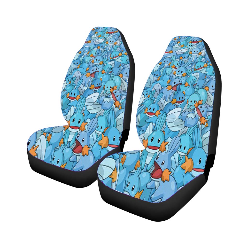 Kawaii Mudkip Pokemon Car Front Seat Covers