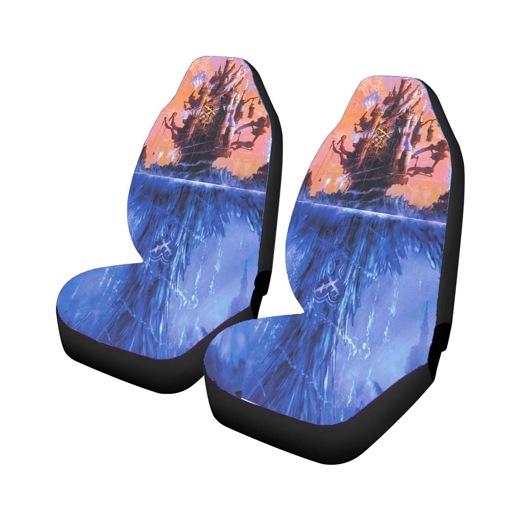 Kingdom Hearts Castle Car Front Seat Covers