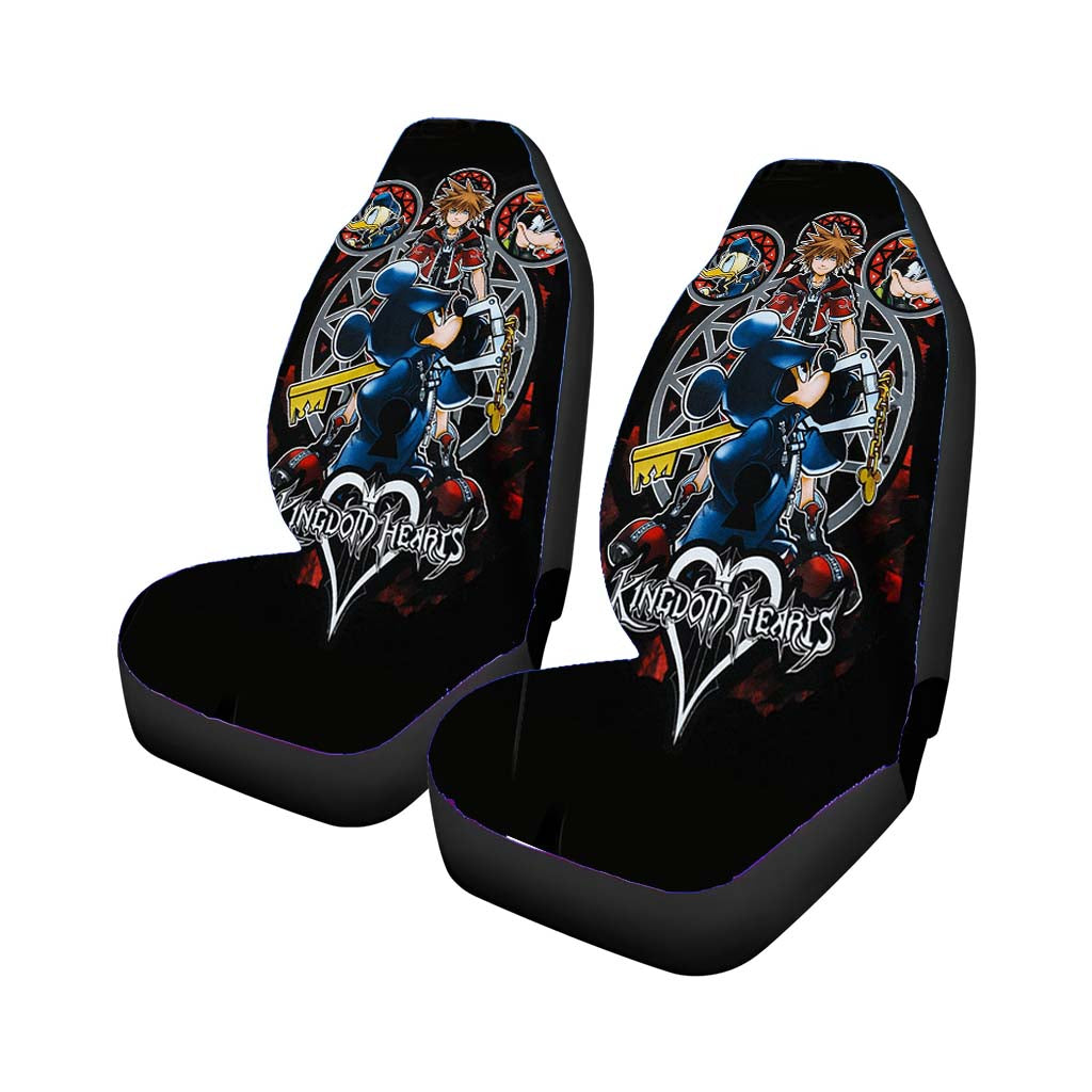 Kingdom Hearts Character Car Front Seat Covers
