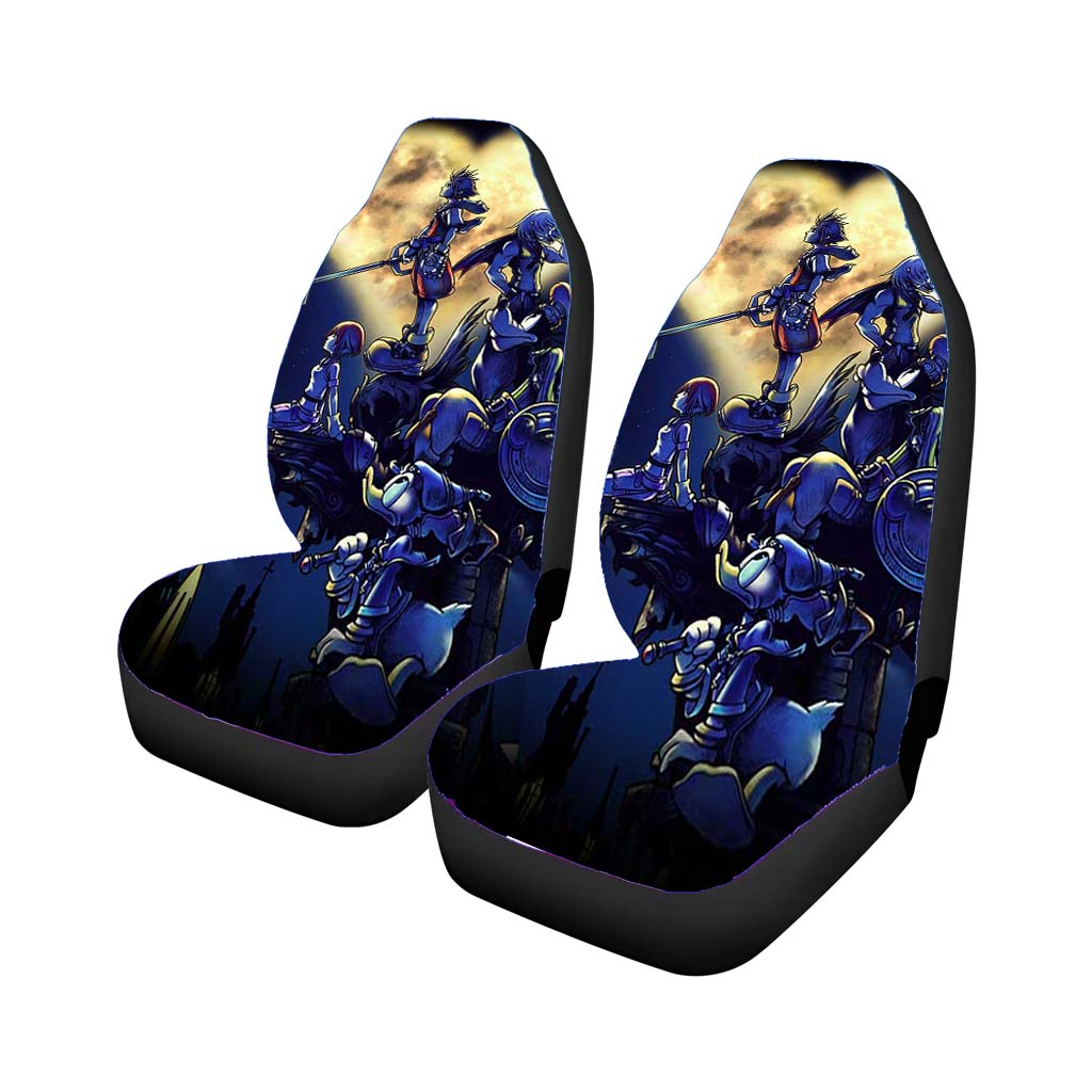 Kingdom Hearts Wallpaper Car Front Seat Covers