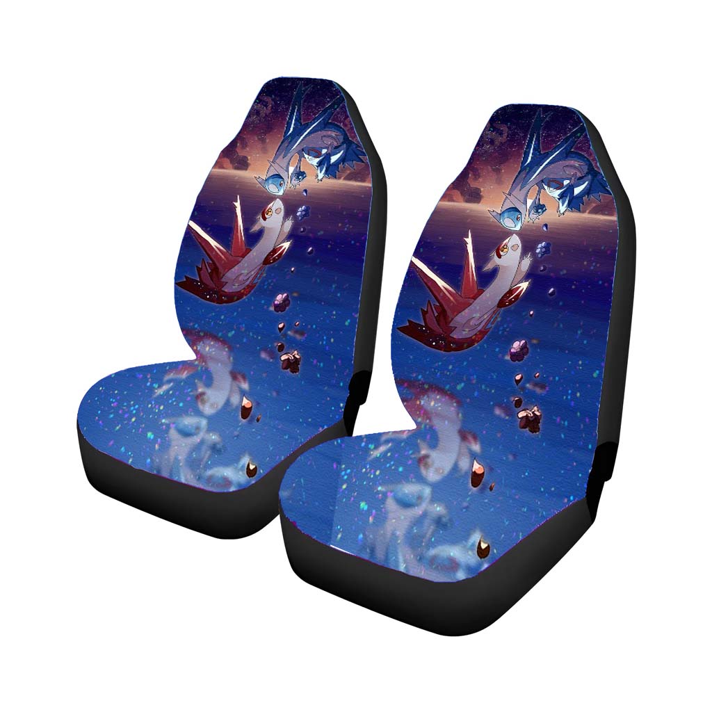 Latios And Latias Type Legendary Pokemon Car Front Seat Covers