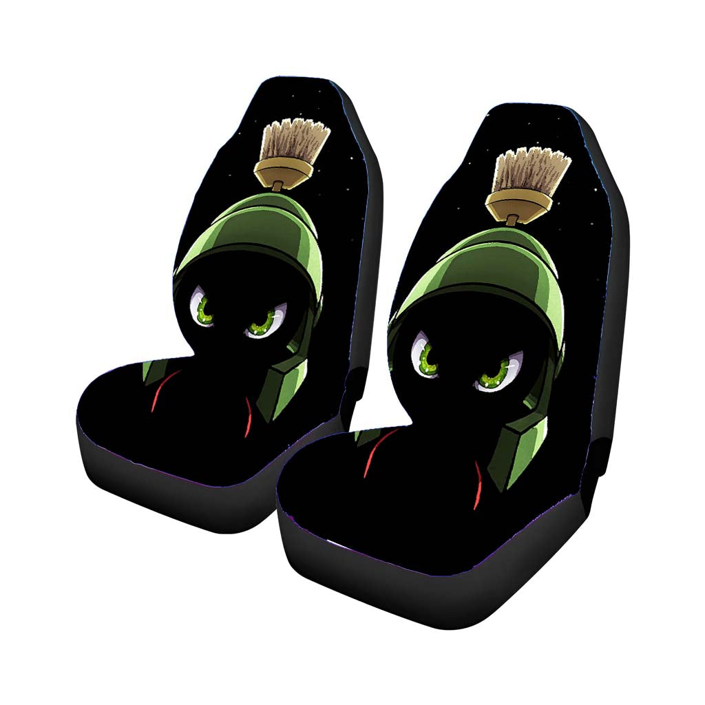 Marvin The Martian Watercolour Art Car Front Seat Covers