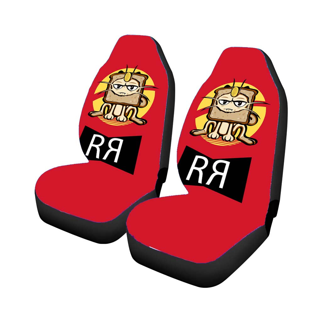 Meow Rocket Team Pokemon Car Front Seat Covers