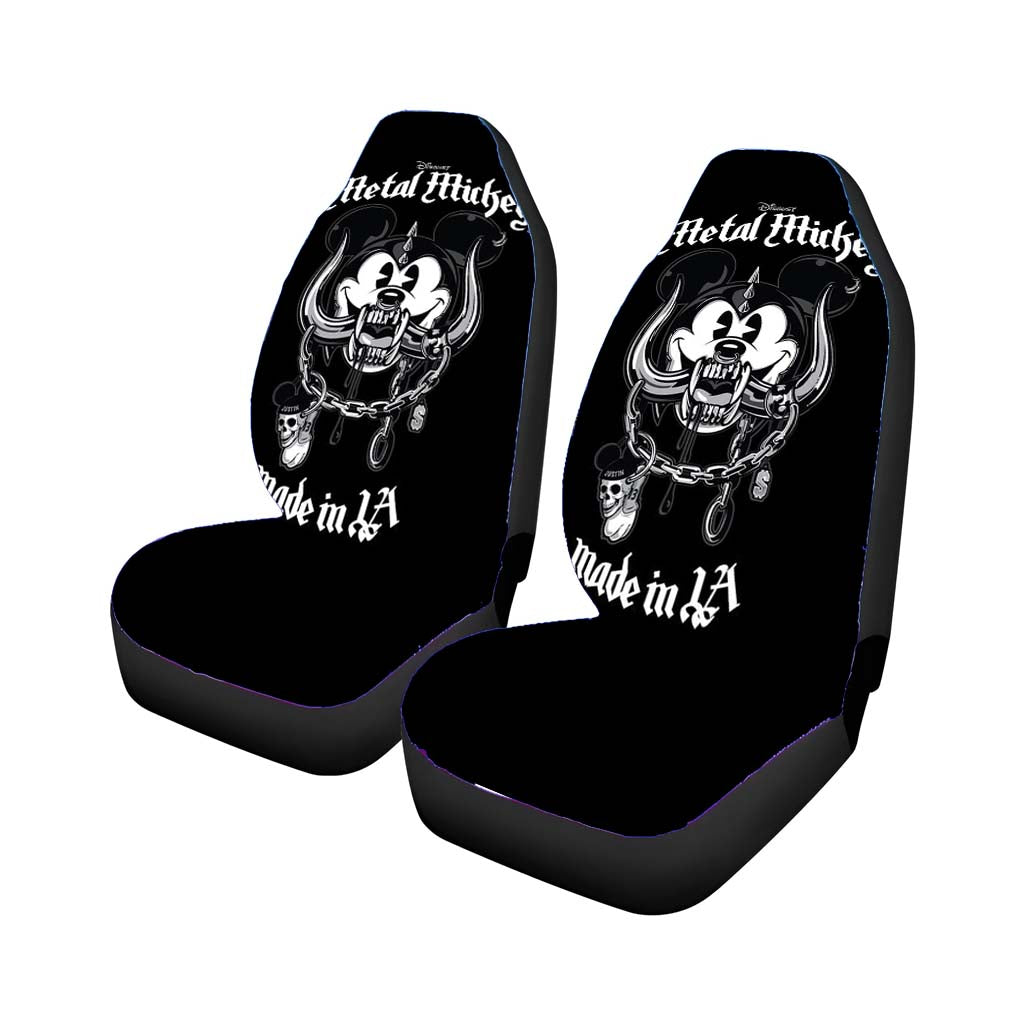 Mickey Motohead Metal Ca Car Front Seat Covers