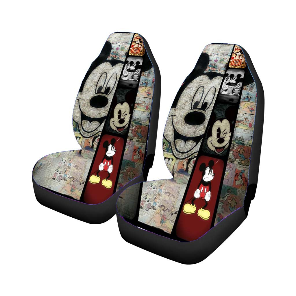 Mickey Mouse Paper Car Front Seat Covers