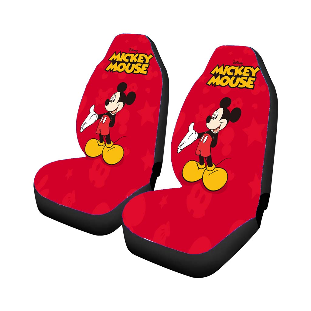 Mickey Mouse Red Car Front Seat Covers