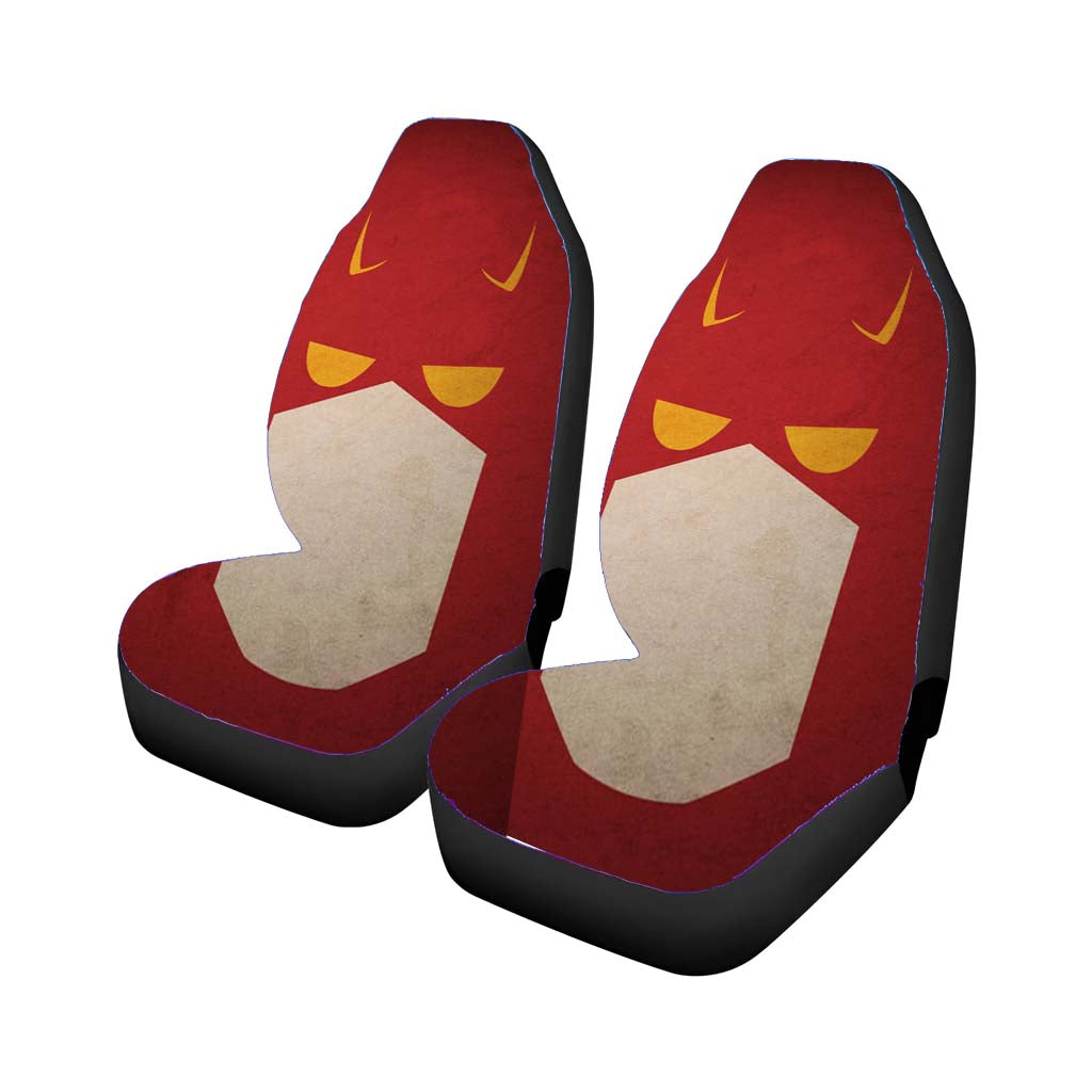 Minimalist Grunge The Flash Car Front Seat Covers