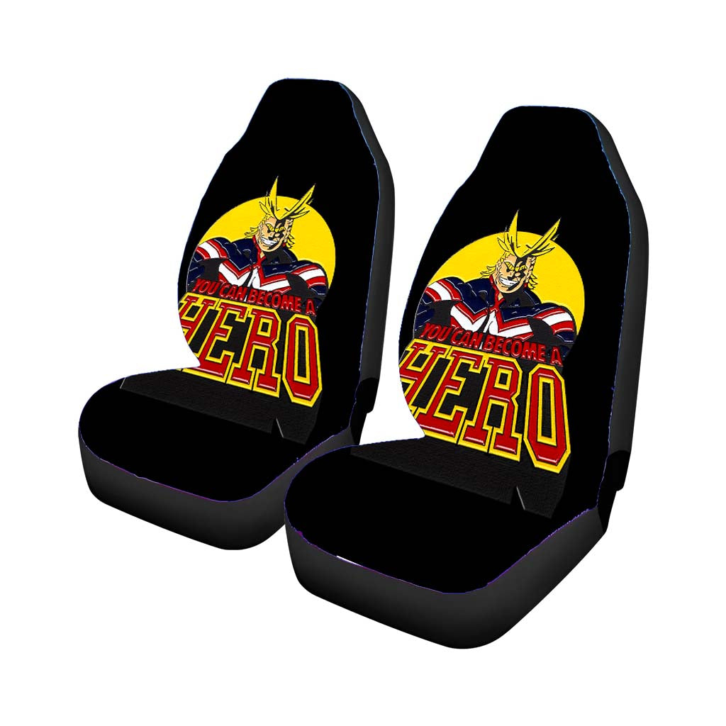 My Hero Academia All Might Emblem Round Car Front Seat Covers