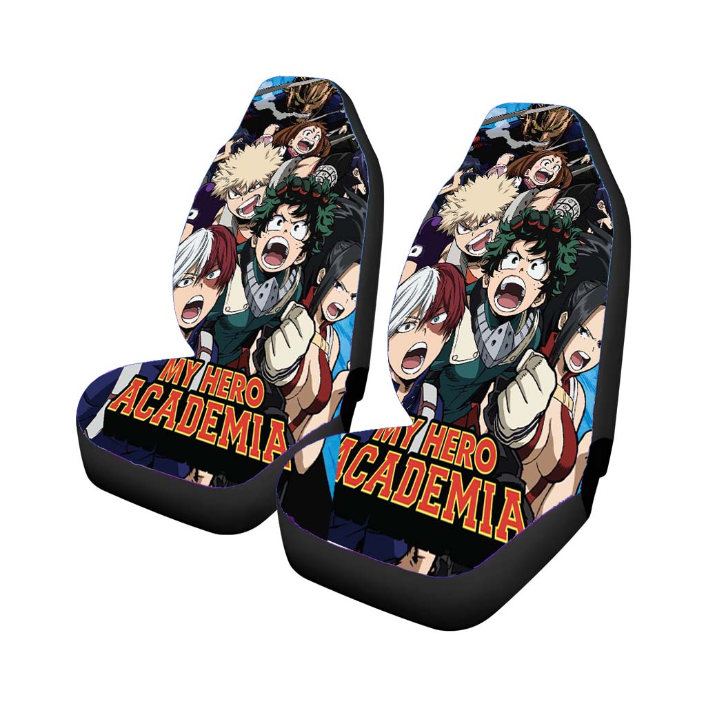 My Hero Academia Full Fight Car Front Seat Covers