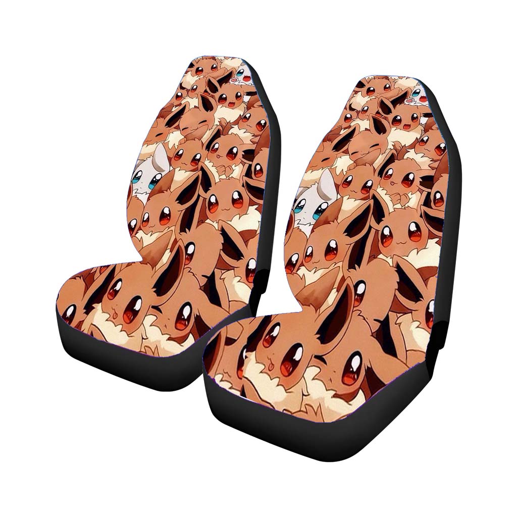 Original First Eevee Pokemon Car Front Seat Covers