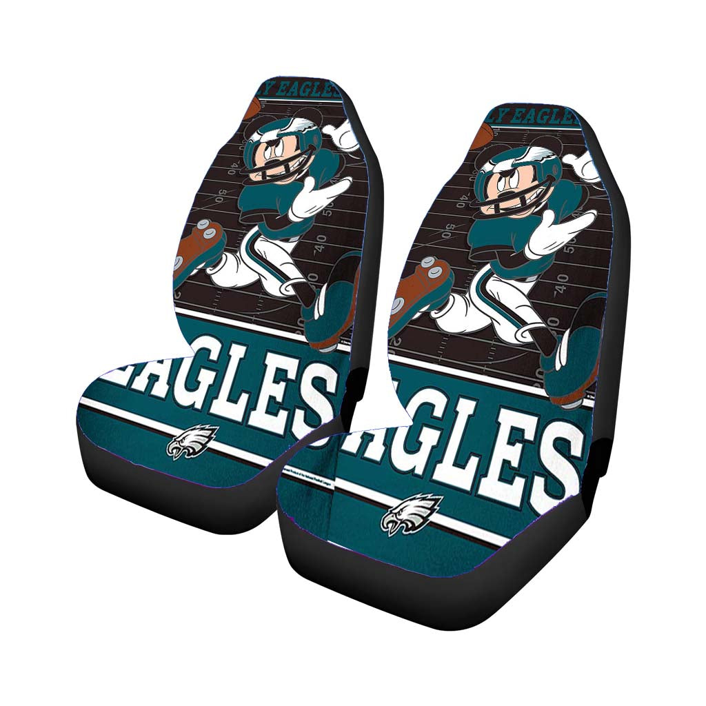 Philadelphia Eagles Disney Mickey Mouse Car Front Seat Covers