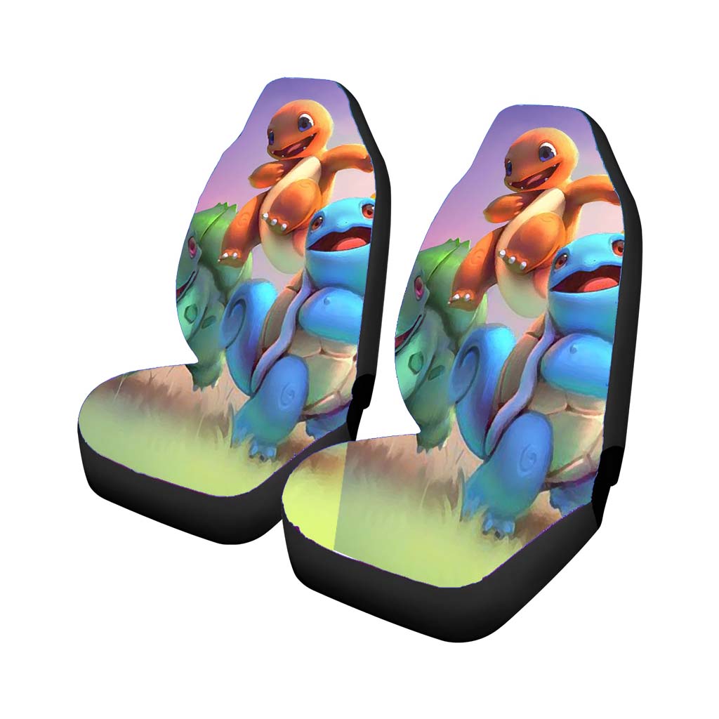 Pikachu Pokemon Anime Car Front Seat Covers