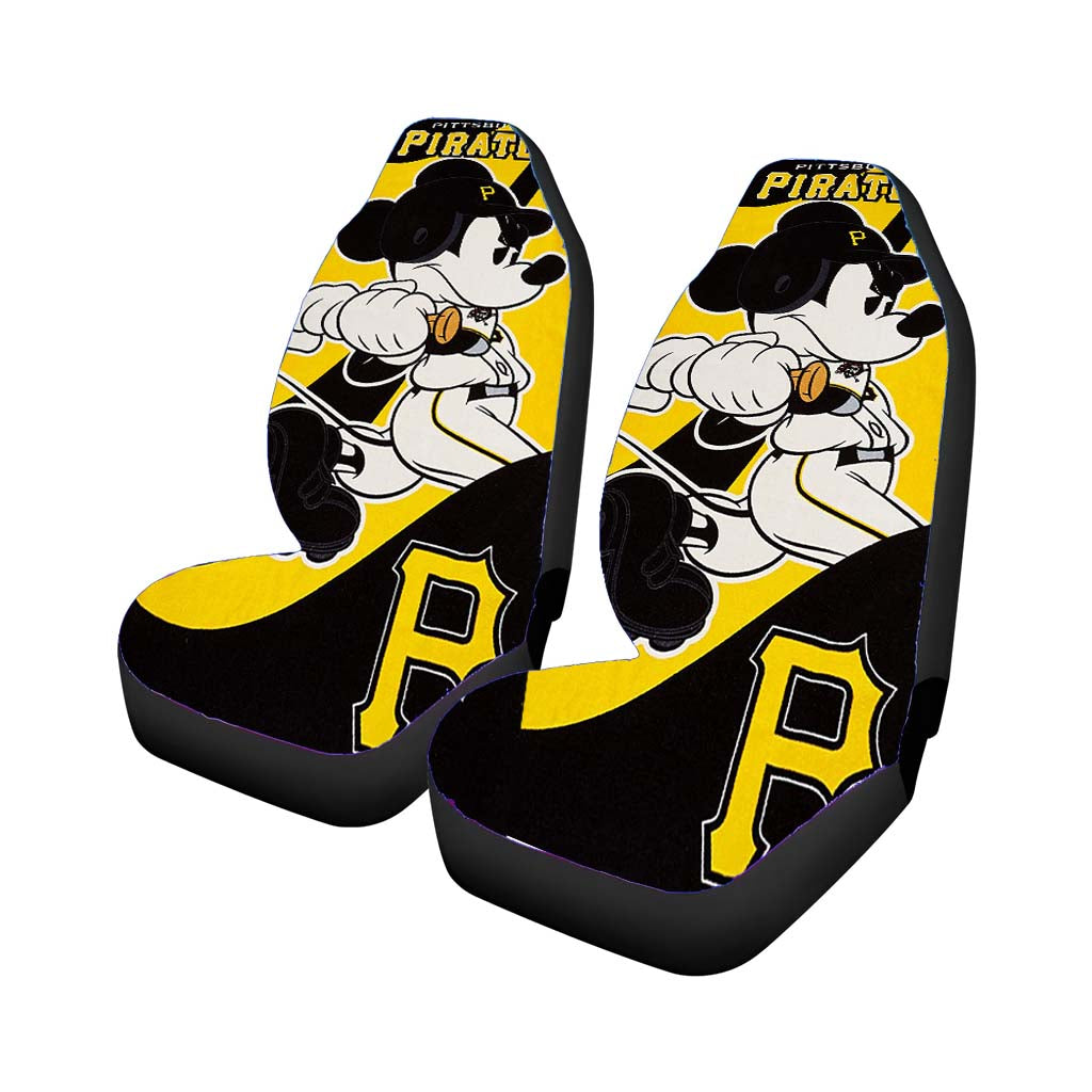 Pittsburgh Pirates Disney Mickey Mouse Mlb Car Front Seat Covers