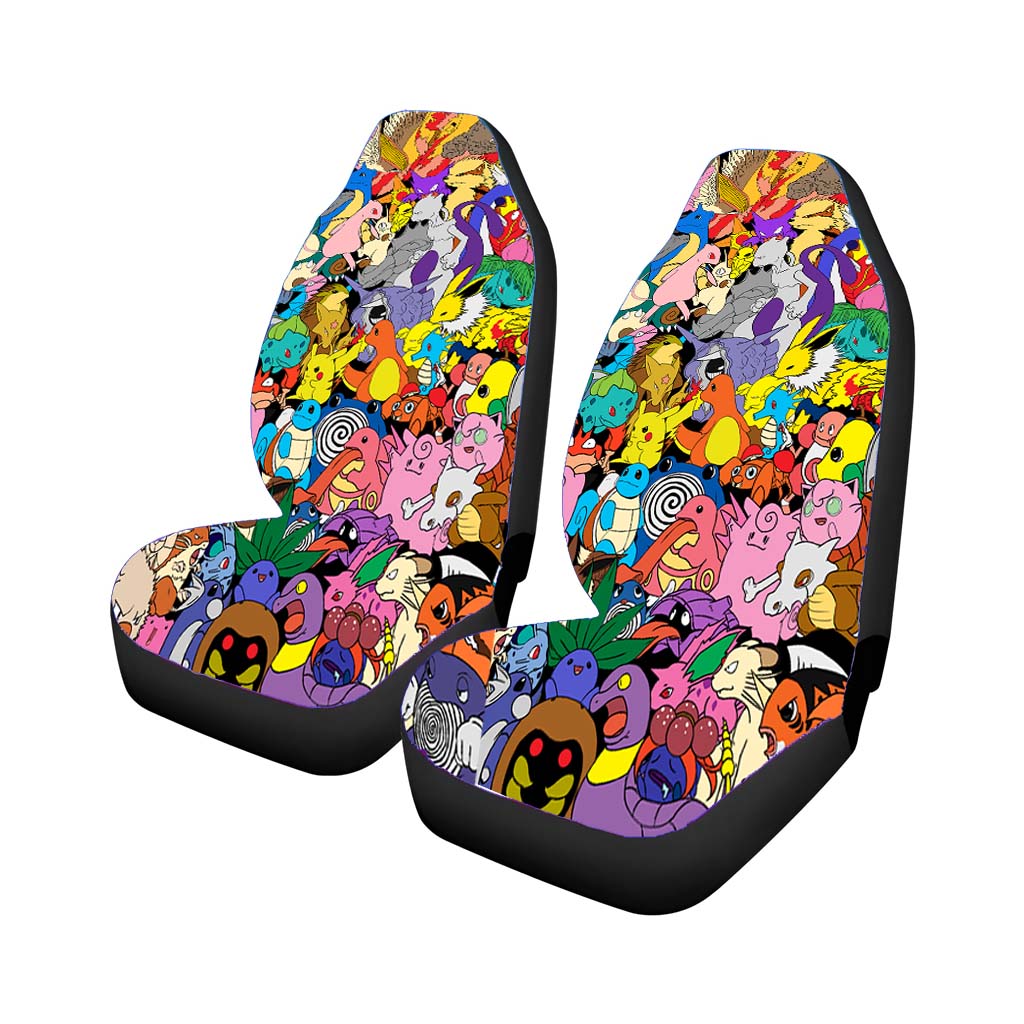 Pokemon All Character Car Front Seat Covers
