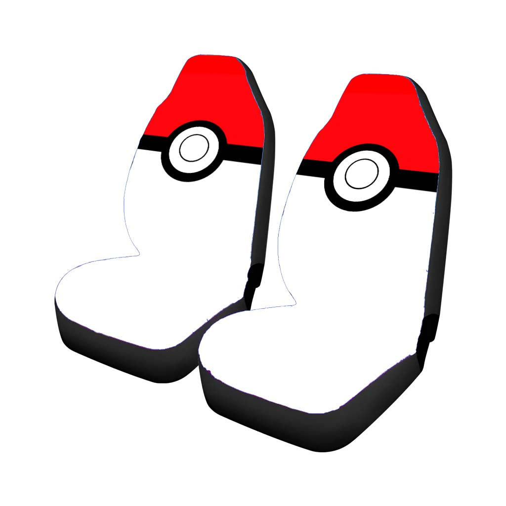 Pokemon Ball Car Front Seat Covers