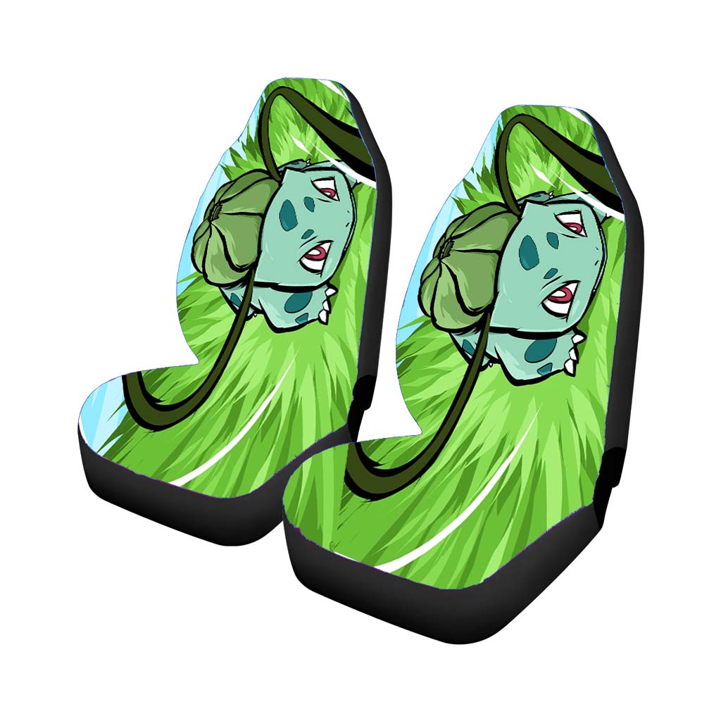 Pokemon Bulbasaur Attack Car Front Seat Covers