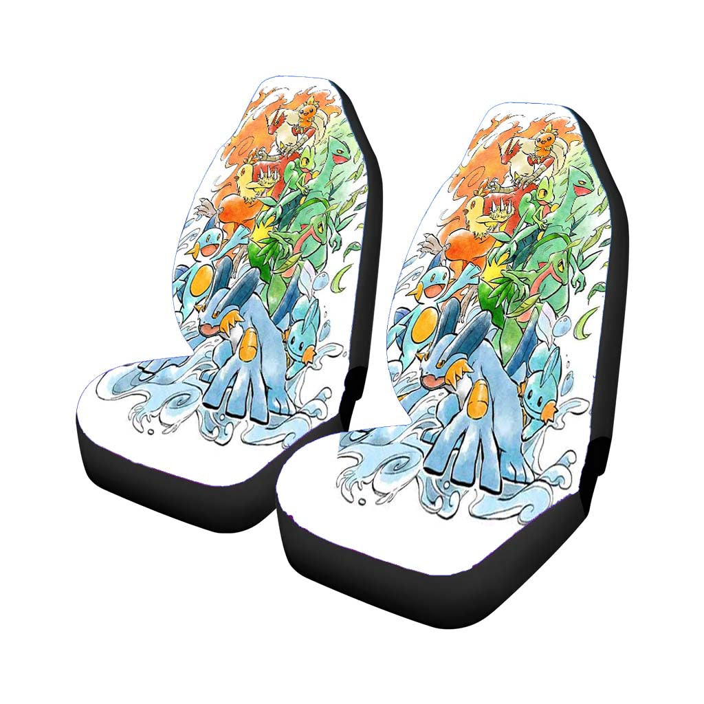 Pokemon Collage Car Front Seat Covers