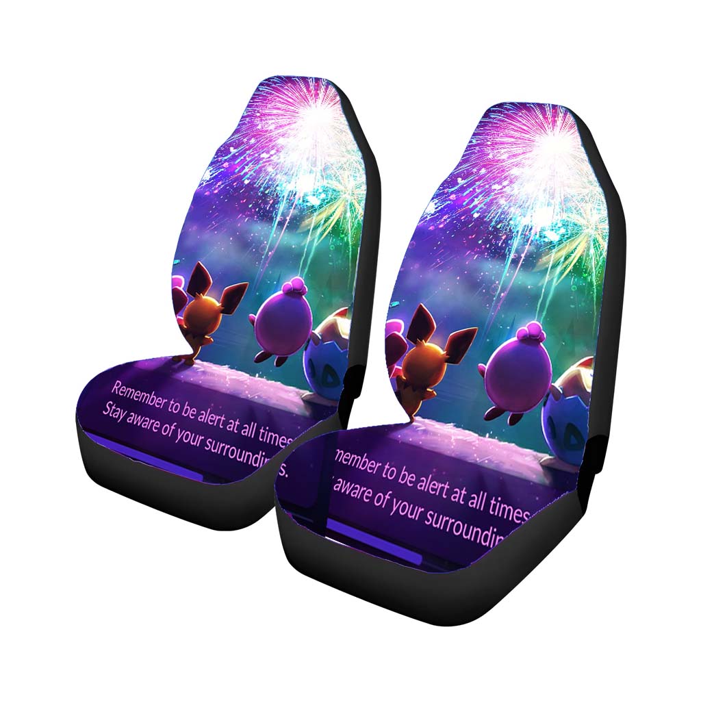 Pokemon Friend Quotes Car Front Seat Covers