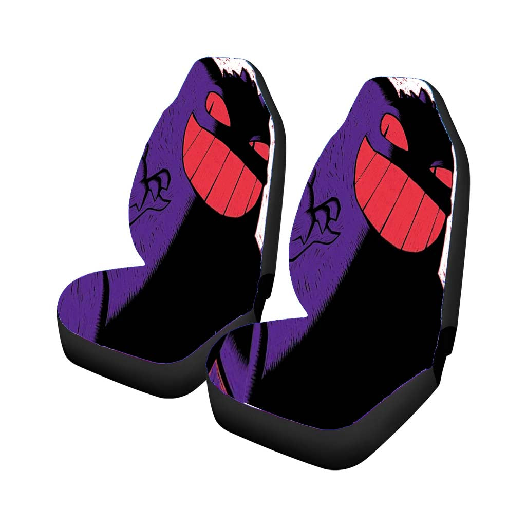 Pokemon Gengar Smirk Car Front Seat Covers