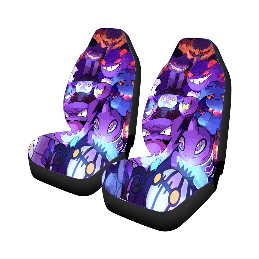 Pokemon Ghost Collections Car Front Seat Covers