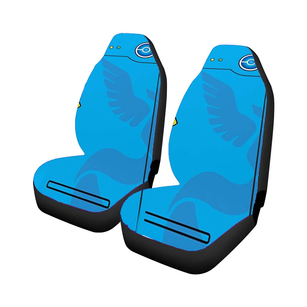 Pokemon Go Mystic Team Pokedex Car Front Seat Covers