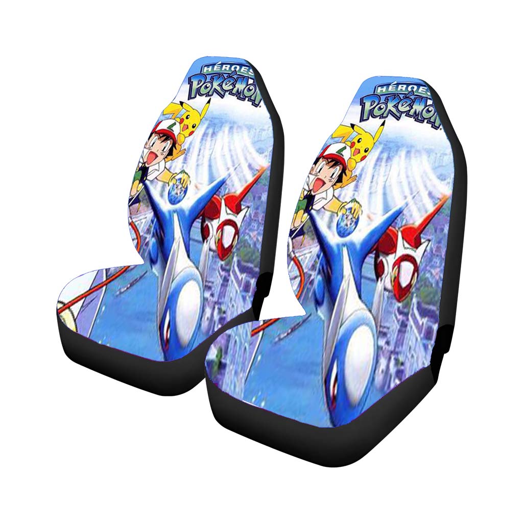 Pokemon Heroes Car Front Seat Covers