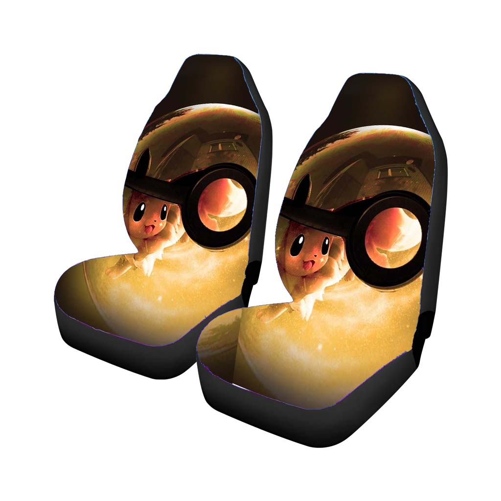 Pokemon In Ball Car Front Seat Covers