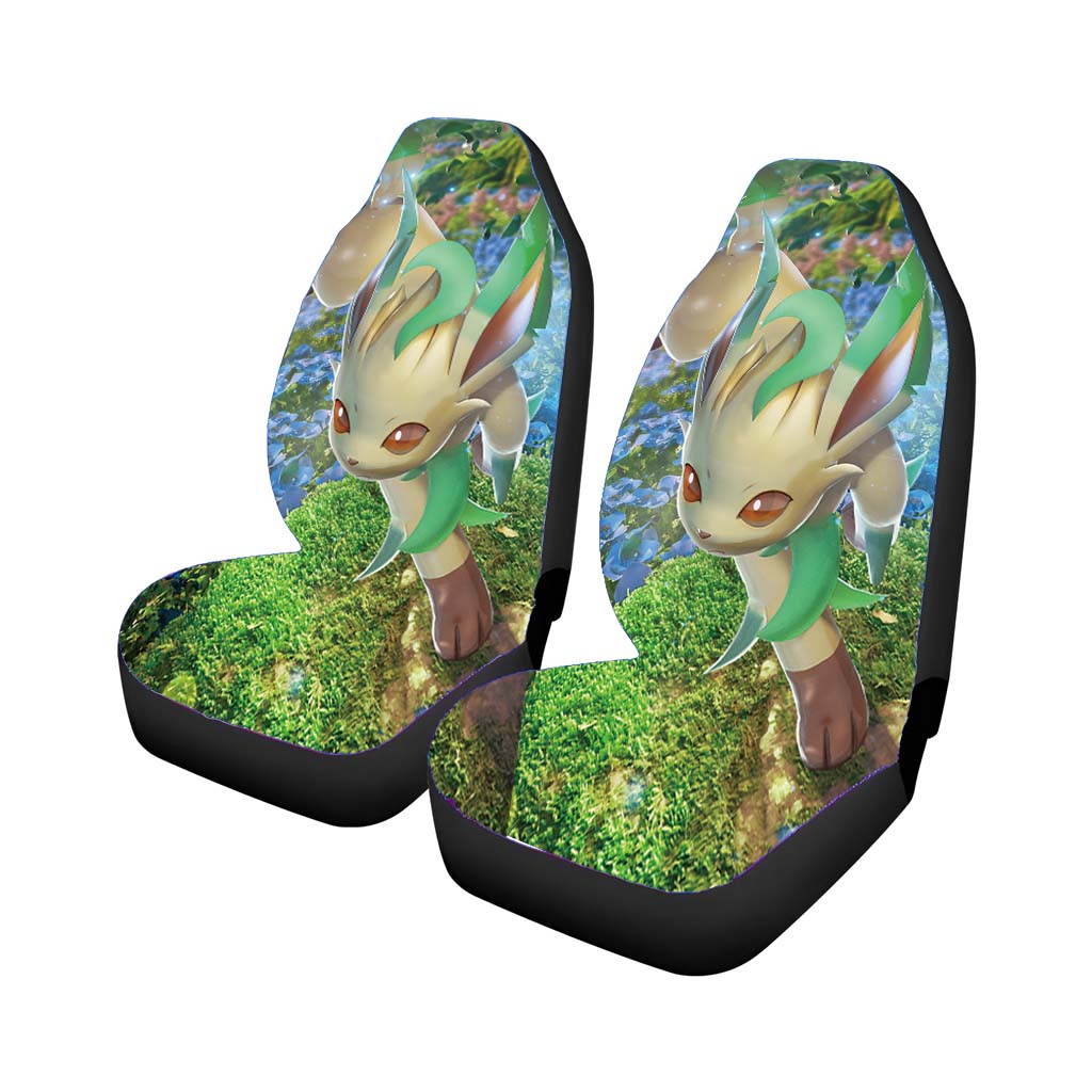 Pokemon Leafeon Awesome Wallpaper Car Front Seat Covers