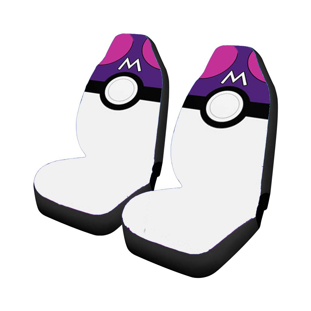 Pokemon Masterball Pokeball Car Front Seat Covers