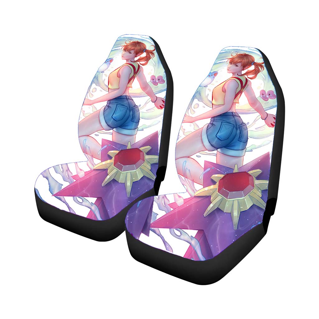 Pokemon Misty Art Car Front Seat Covers