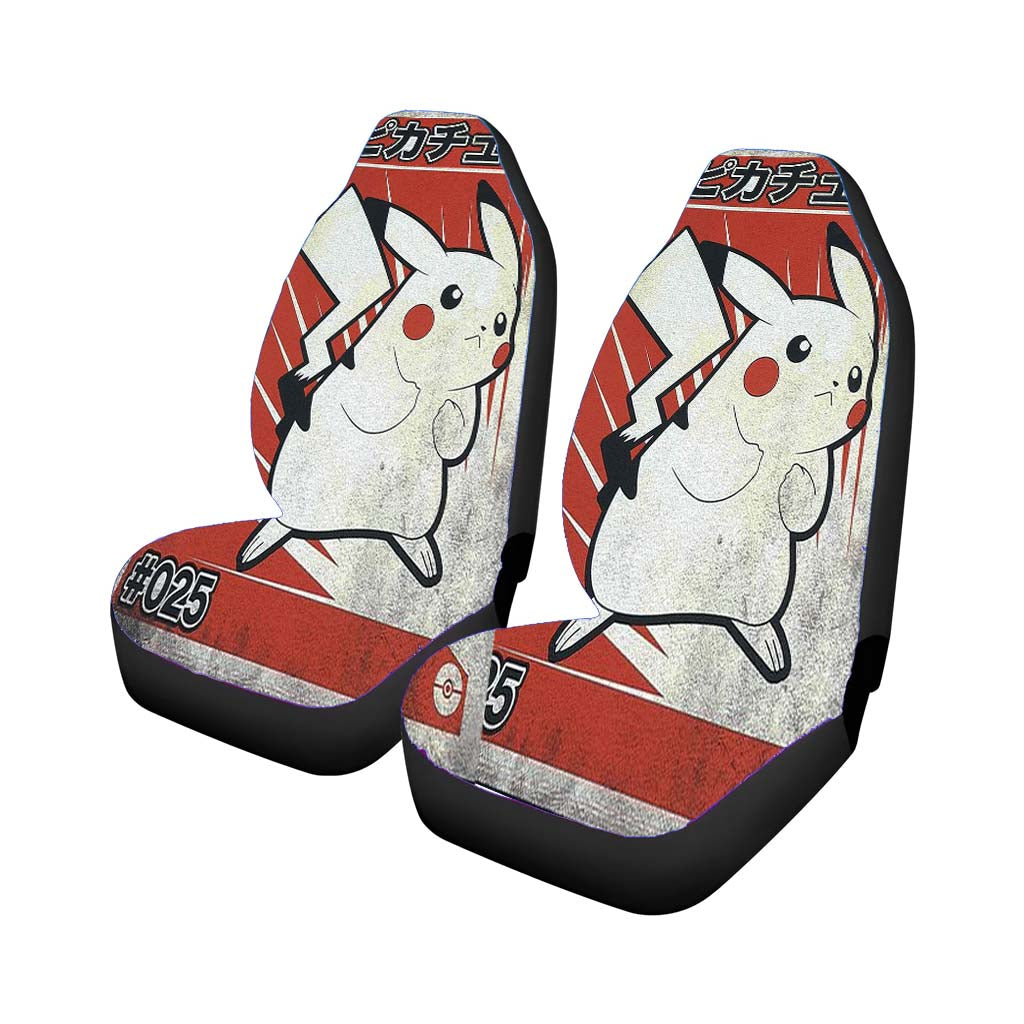 Pokemon Pikachu Japanese Vintage Car Front Seat Covers