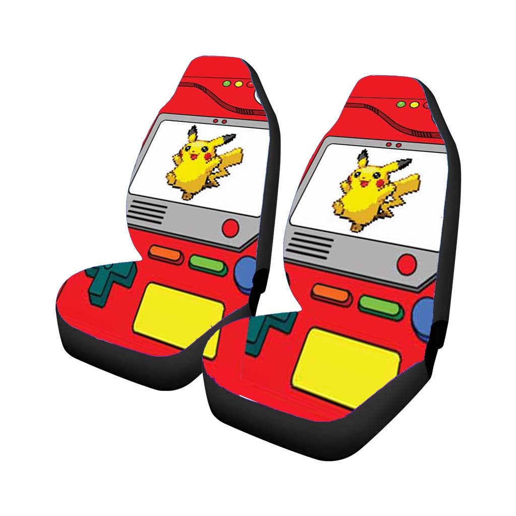 Pokemon Pokedex Sprite Car Front Seat Covers