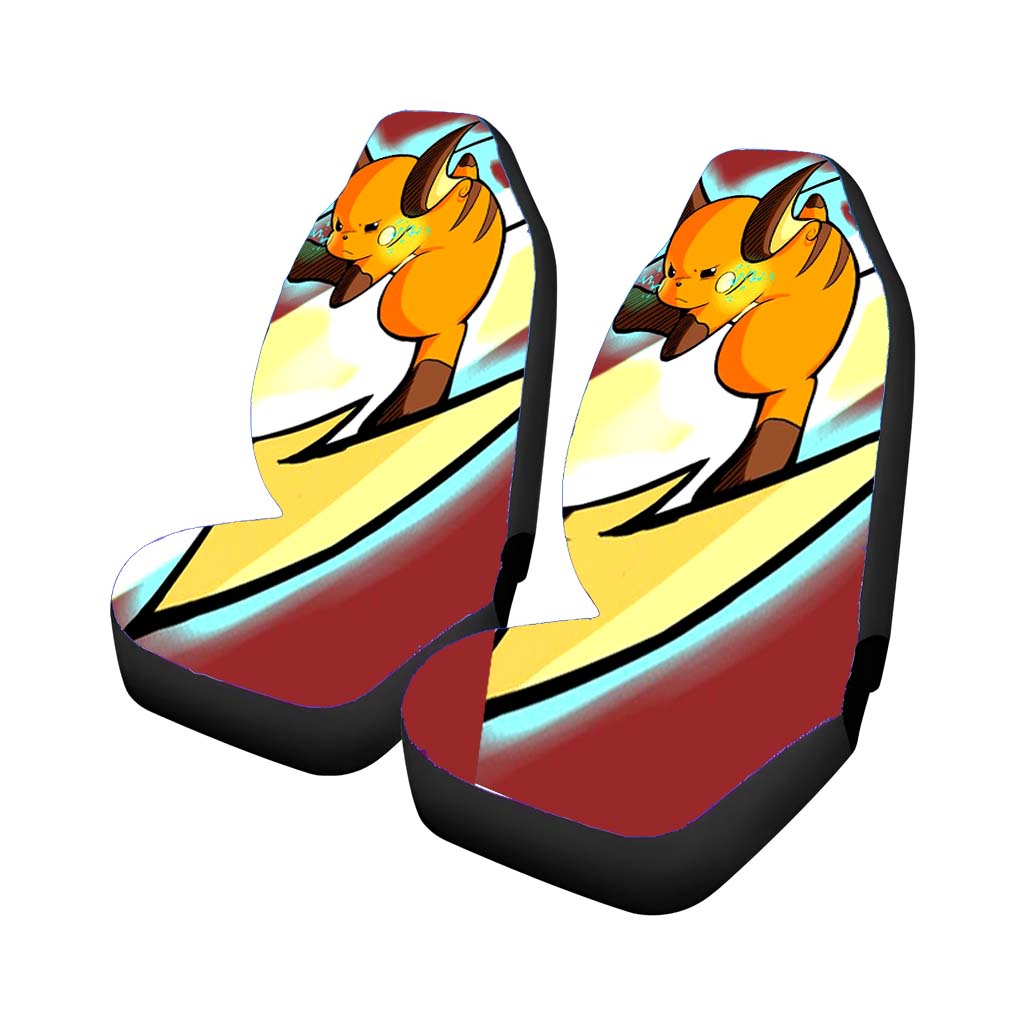 Pokemon Raichu Power Car Front Seat Covers
