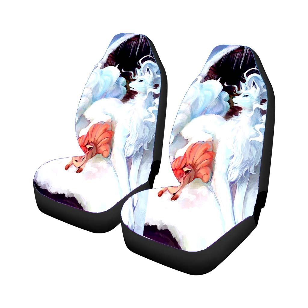 Pokemon Shiny Ninetales Alola Form Car Front Seat Covers