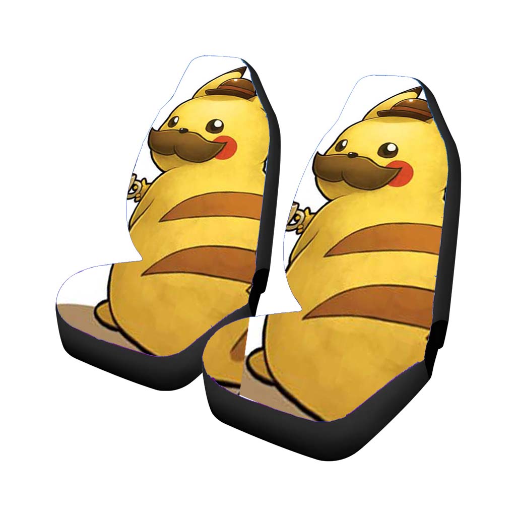 Pokemon Sir Pikachu Car Front Seat Covers