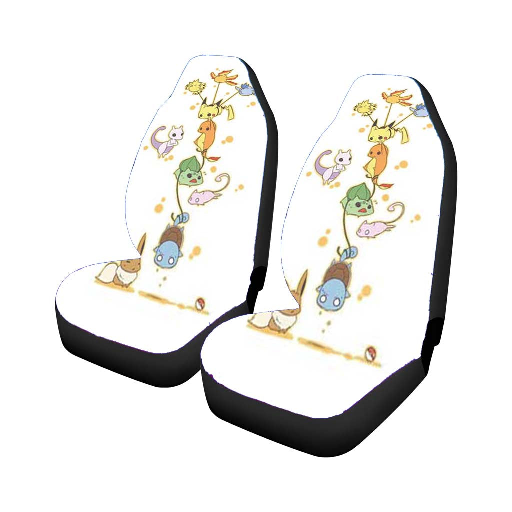 Pokemon Stack Car Front Seat Covers