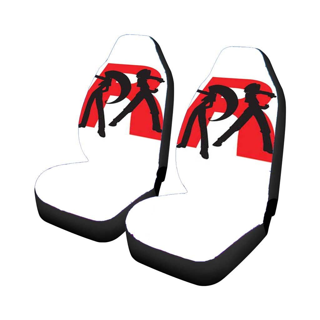 Pokemon Team Rocket Silhouettes Car Front Seat Covers
