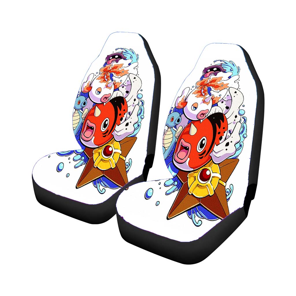 Pokemon Water Element Car Front Seat Covers