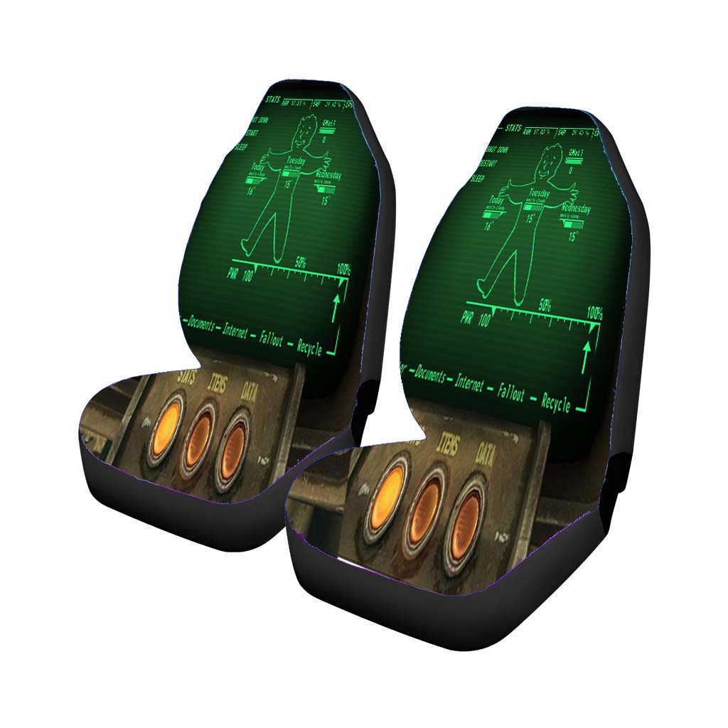 Rainmeter Fallout Pipboy Suite Car Front Seat Covers