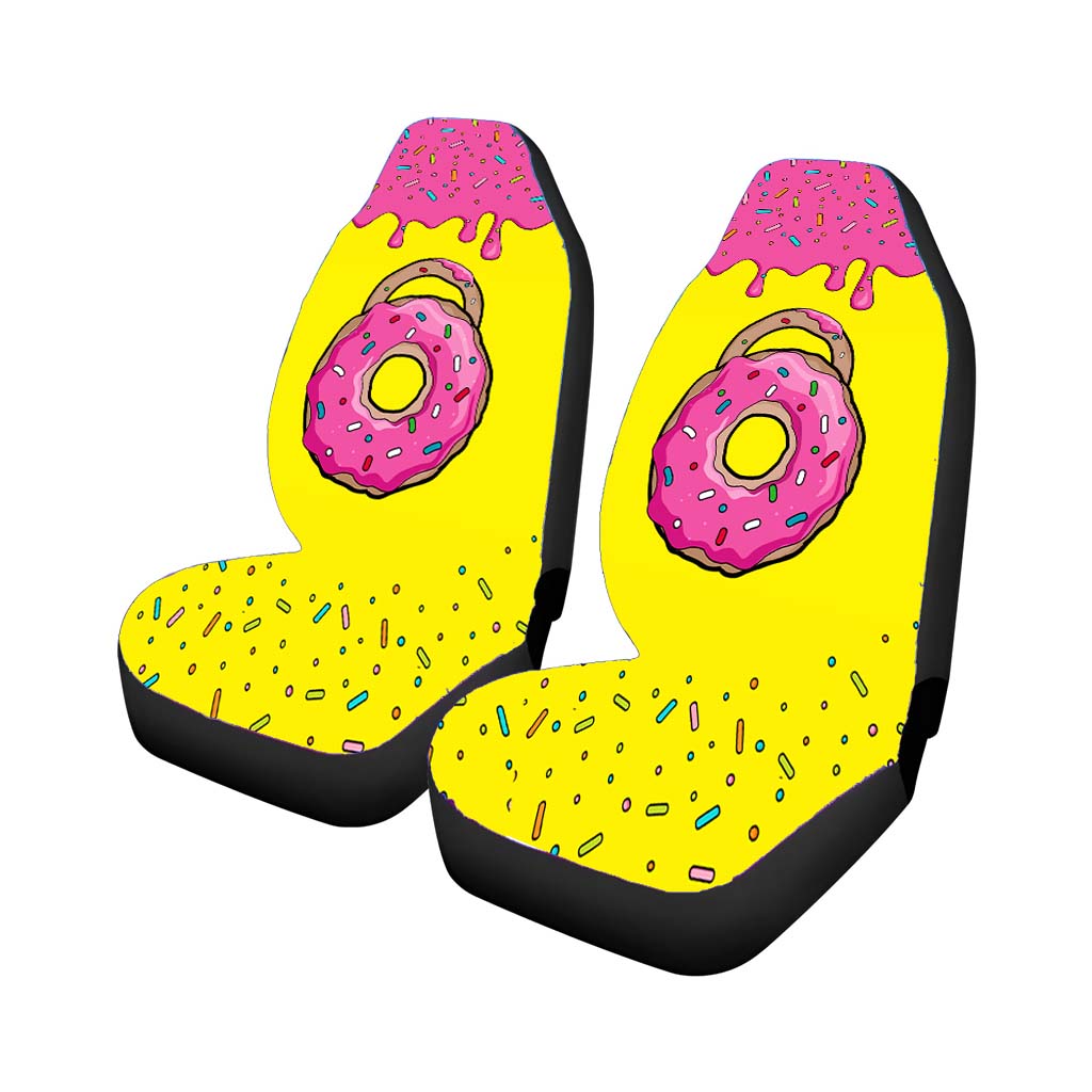 Simpsons Donut Car Front Seat Covers