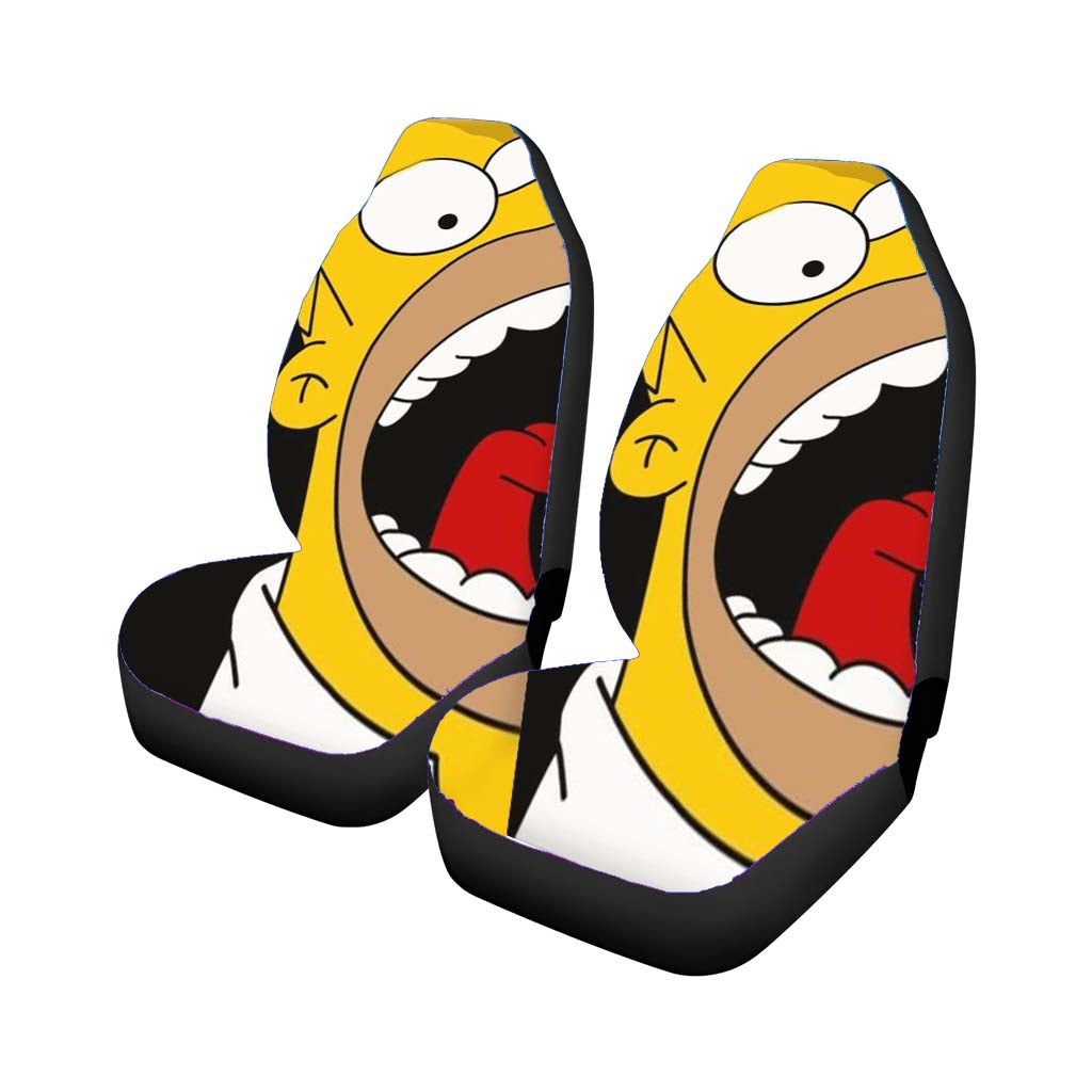 Simpsons Shout Car Front Seat Covers
