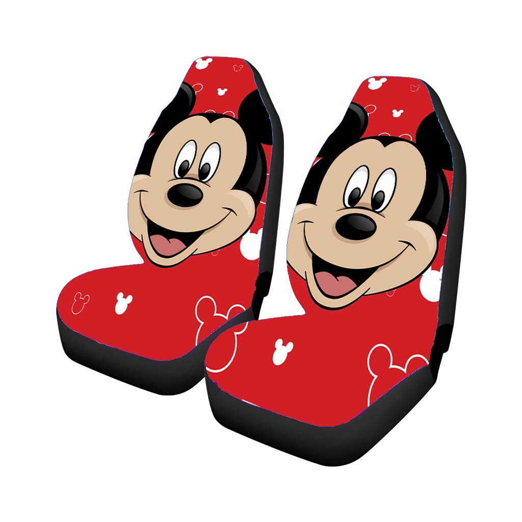 Smile Mickey Mouse Car Front Seat Covers