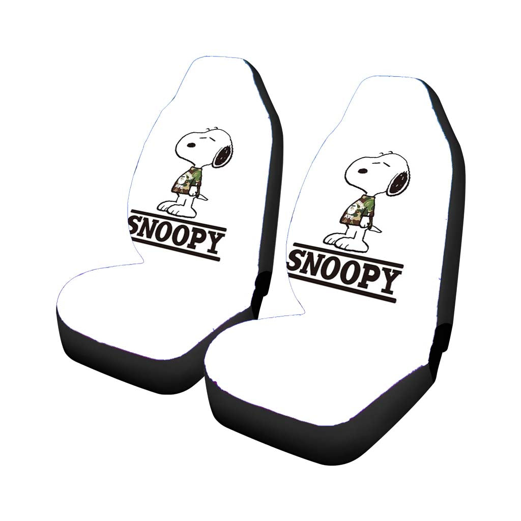 Snoopy Bape Style Car Front Seat Covers