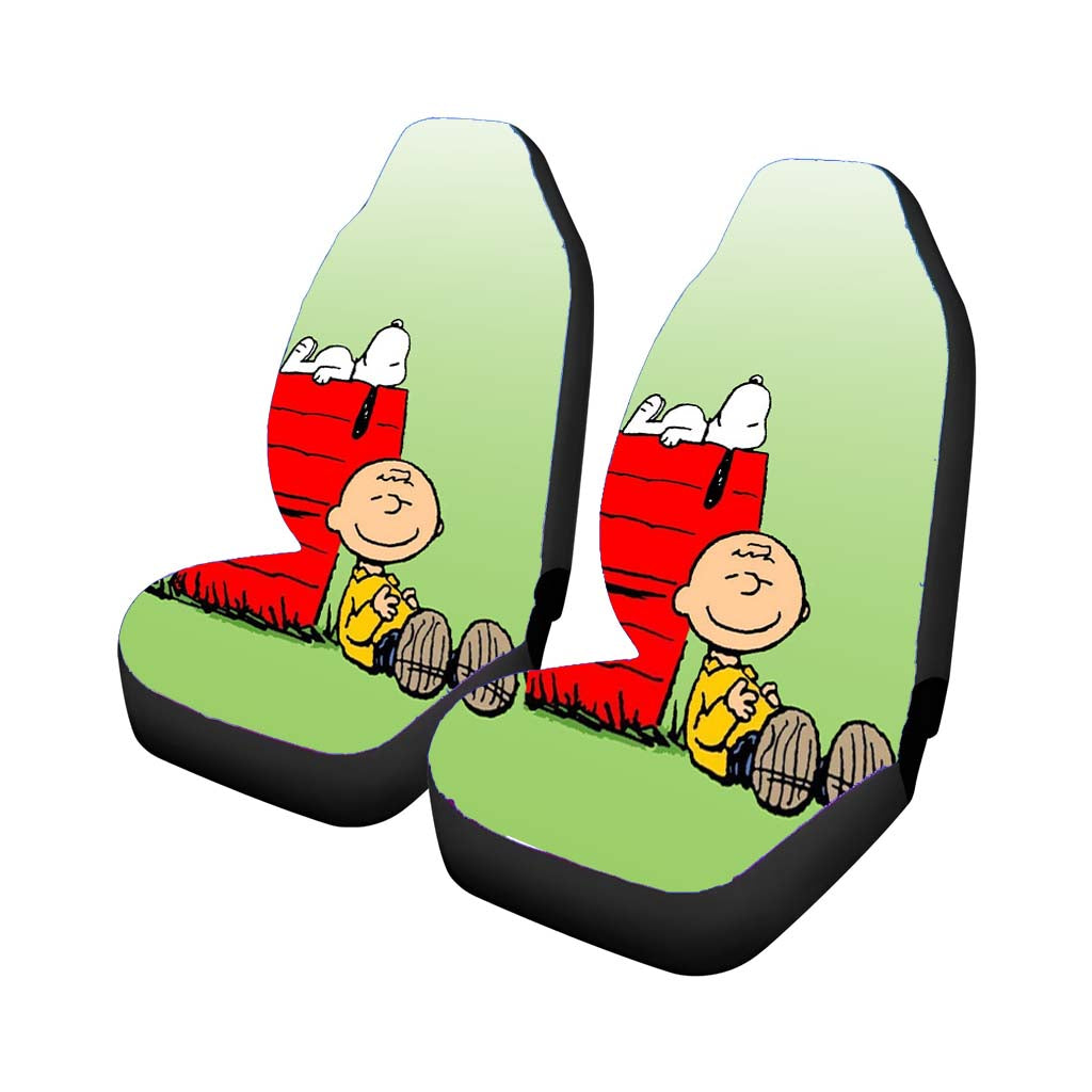 Snoopy Charlie Brown Car Front Seat Covers