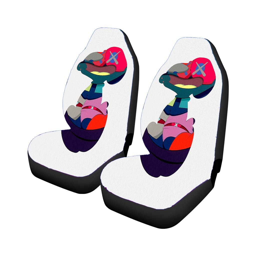 Snoopy X Kaws Car Front Seat Covers