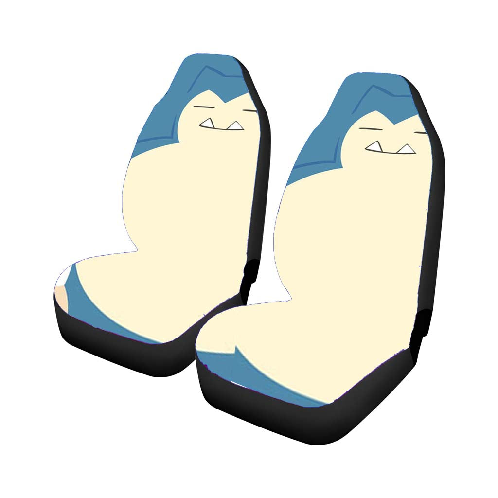 Snorlax Pokemon Car Front Seat Covers
