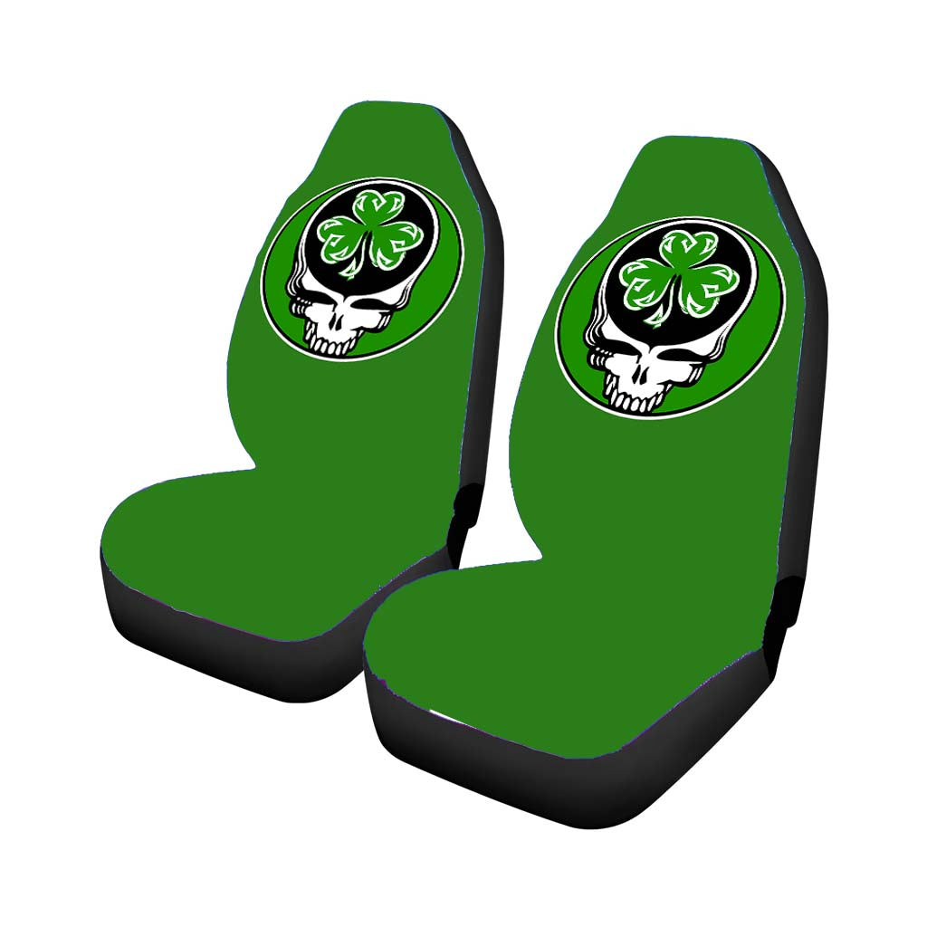 Steal Your Shamrock Celtic Knot Grateful Dead St Patrick Day Lot Party Car Front Seat Covers