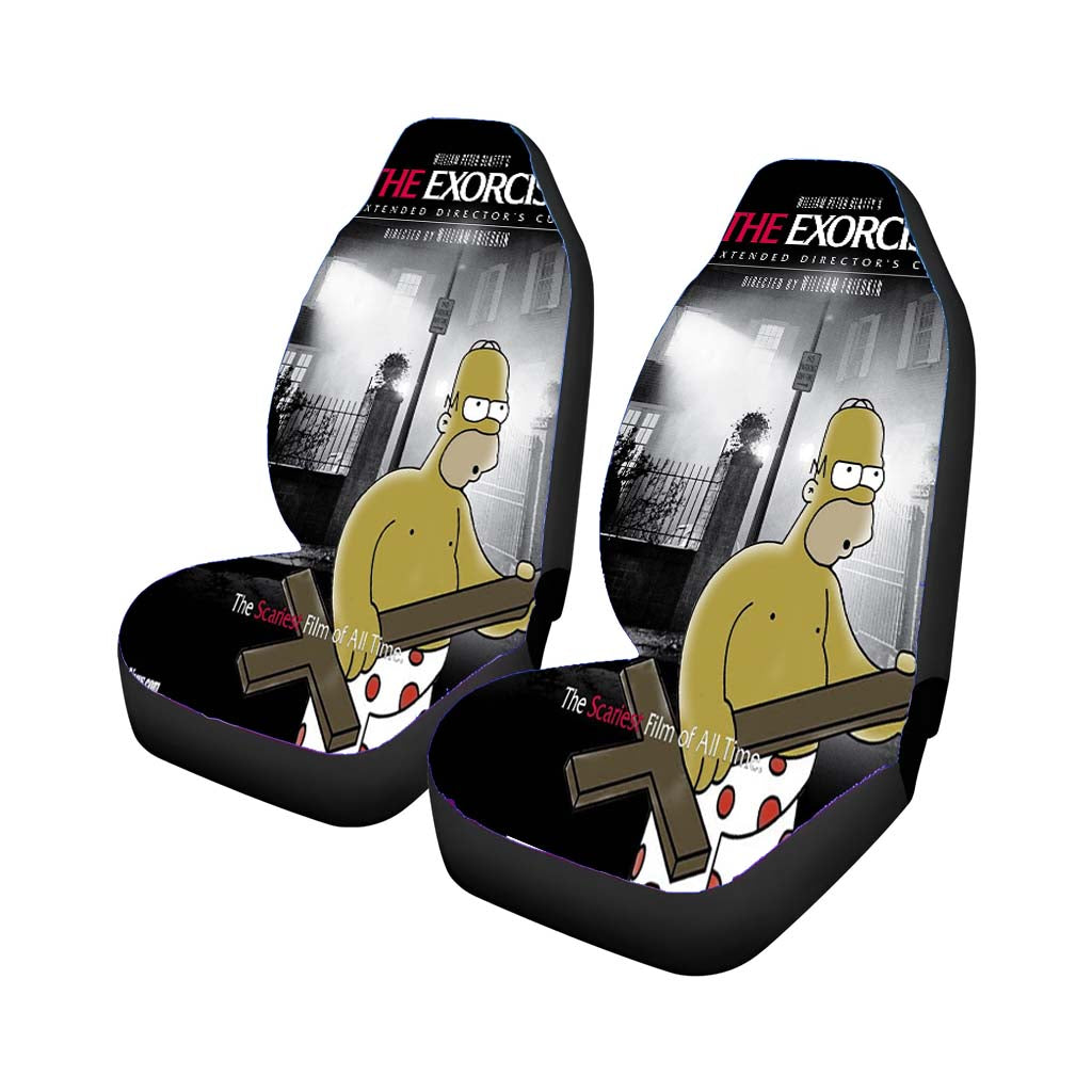 The Exorcist Homer Simpson Car Front Seat Covers