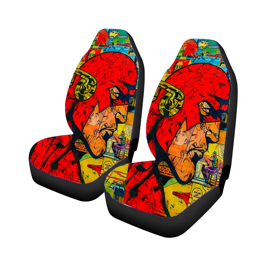 The Flash Comic Car Front Seat Covers