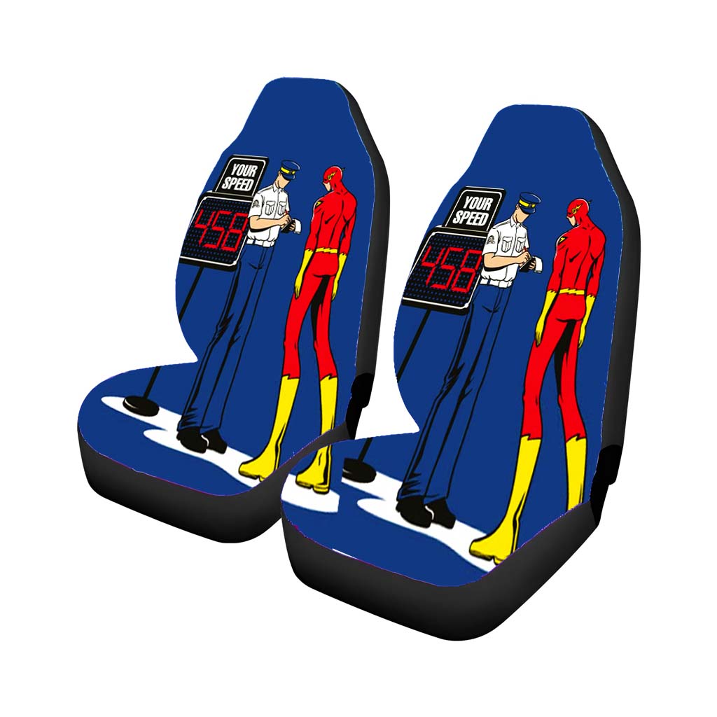 The Flash Speeding Ticket Car Front Seat Covers